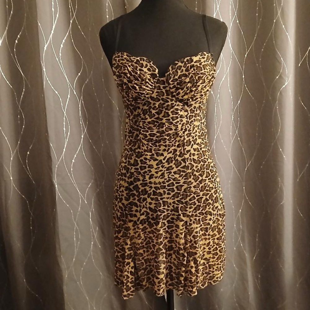 Rampage Leopard Print Mini Dress SOLD